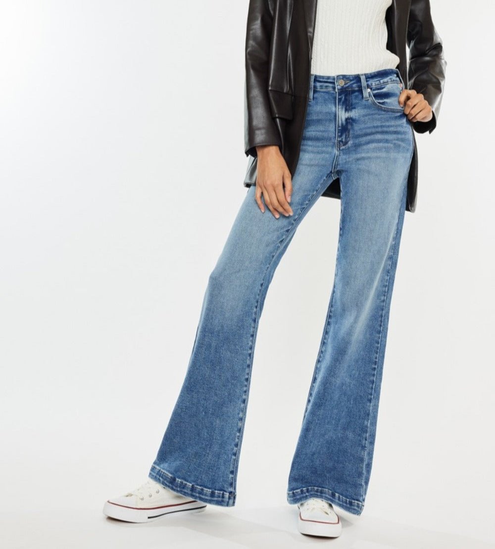 Kancan High Rise Wide Leg Jeans