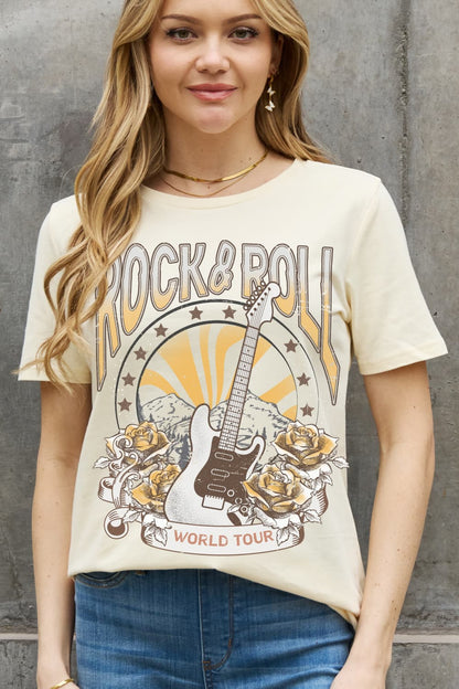 Simply Love ROCK & ROLL WORLD TOUR Graphic Tee