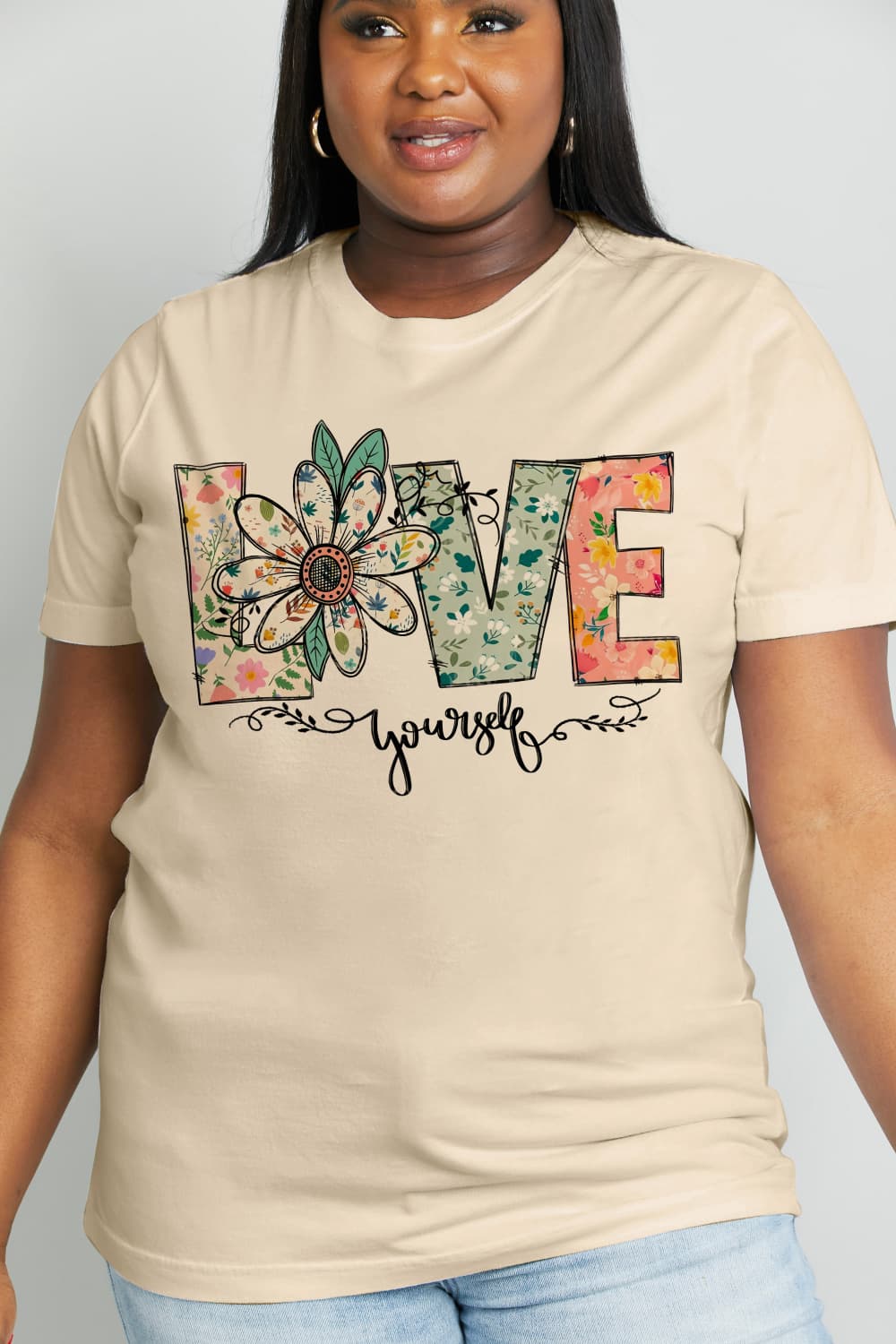 Simply Love... LOVE YOURSELF Graphic Cotton Tee